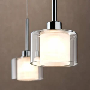 Clearance Paulmann Abat-jour U-Rail DecoSystems Twice, transparent, verre