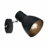 New Paulmann Davy applique noire à 1 lampe