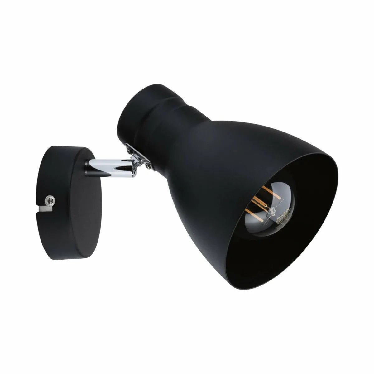 paulmann_davy_applique_noire___lampe_3.webp New Paulmann Davy applique noire à 1 lampe