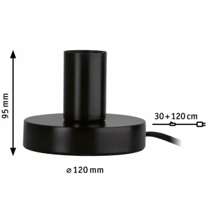 Hot Paulmann Haldor lampe à poser en noir