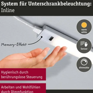 Discount Paulmann lampe sous meuble Inline 2x extension chrome 55 cm 830