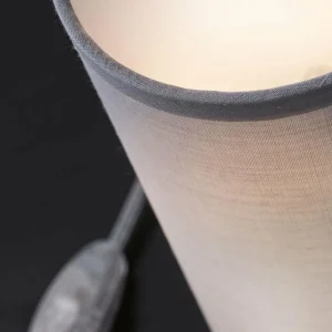 Sale Paulmann Pia lampe à poser en tissu, gris clair