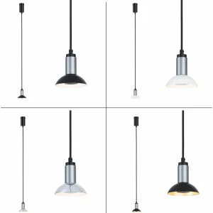 Shop Paulmann Runa suspension, noire/anthracite