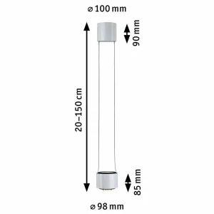 Outlet Paulmann URail Aldan suspension LED, blanche