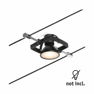 Discount Paulmann Wire Mac II spot noir pour système câble