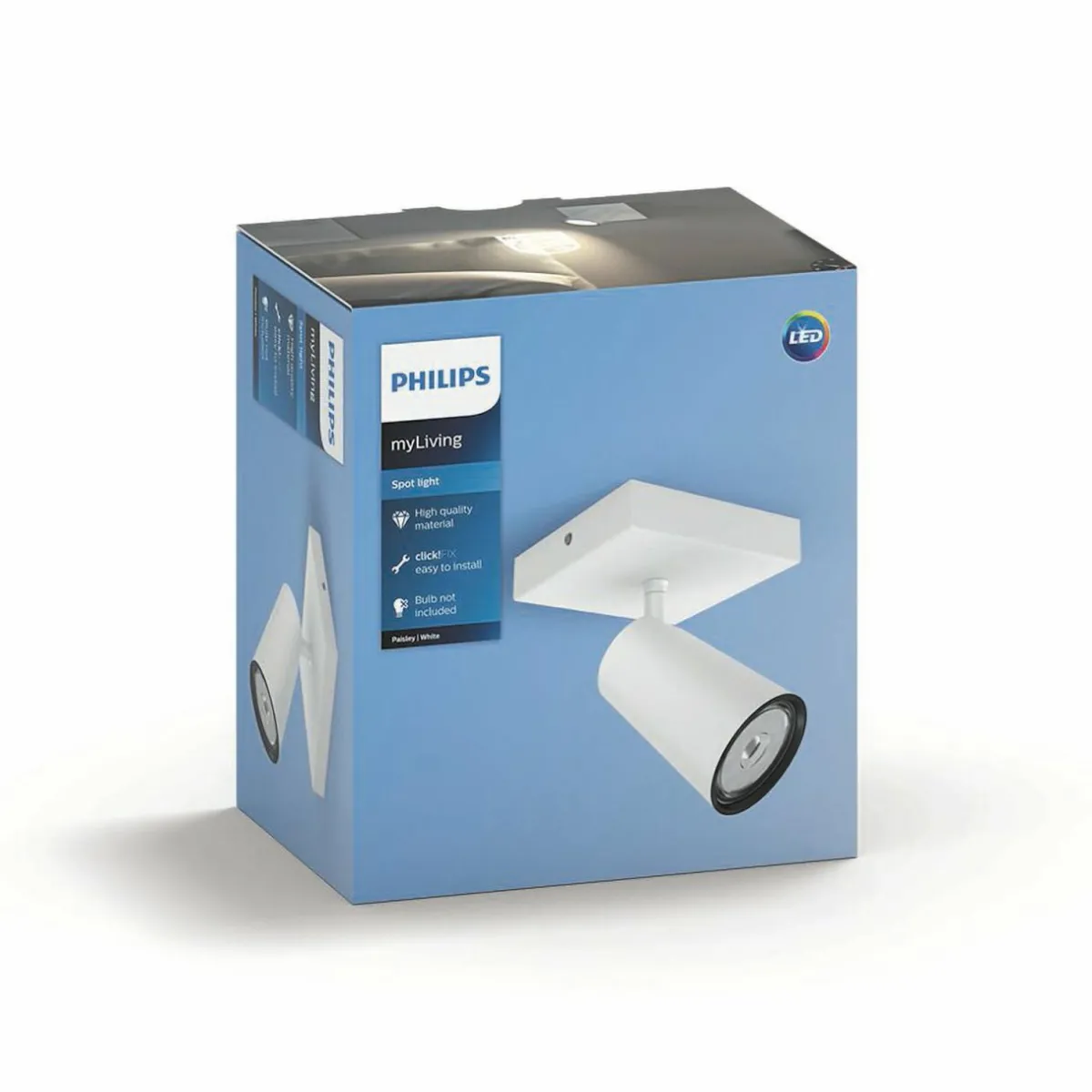 philips_myliving_paisley_spot_gu__simple_flamme_blanc_2.webp Cheap Philips myLiving Paisley Spot GU10 à simple flamme blanc