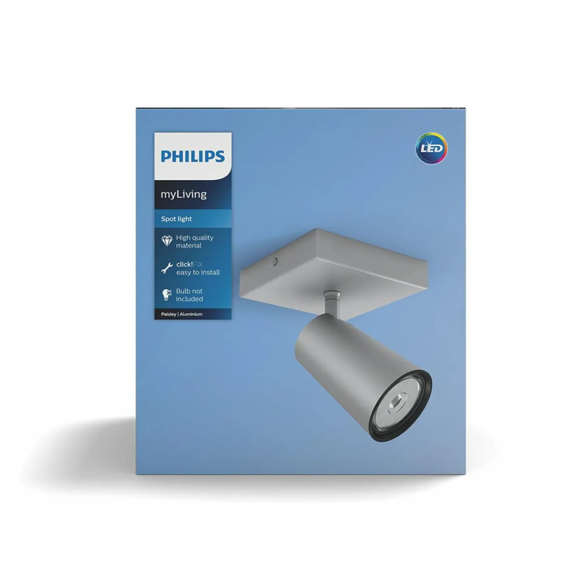 philips_myliving_paisley_spot_gu__une_lampe_alu_1.webp Discount Philips myLiving Paisley Spot GU10 à une lampe alu