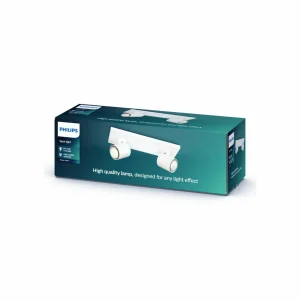 Store Philips myLiving Runner spot GU10 2 lampes blanc