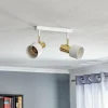 Sale Argon Plafonnier à spots Destin à 2 lampes, blanc/laiton