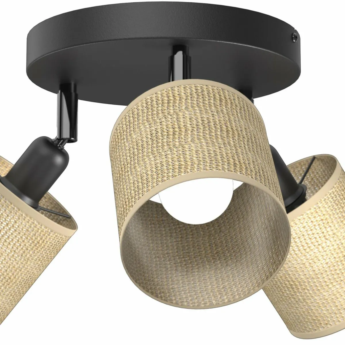 plafonnier_adeline_abatjour_jute___lampes_rond_2.webp Fashion Luminex Plafonnier Adeline abat-jour jute à 3 lampes rond