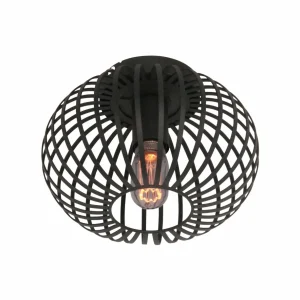 Cheap Freelight Plafonnier Aglio, Ø 25 cm, noir, métal