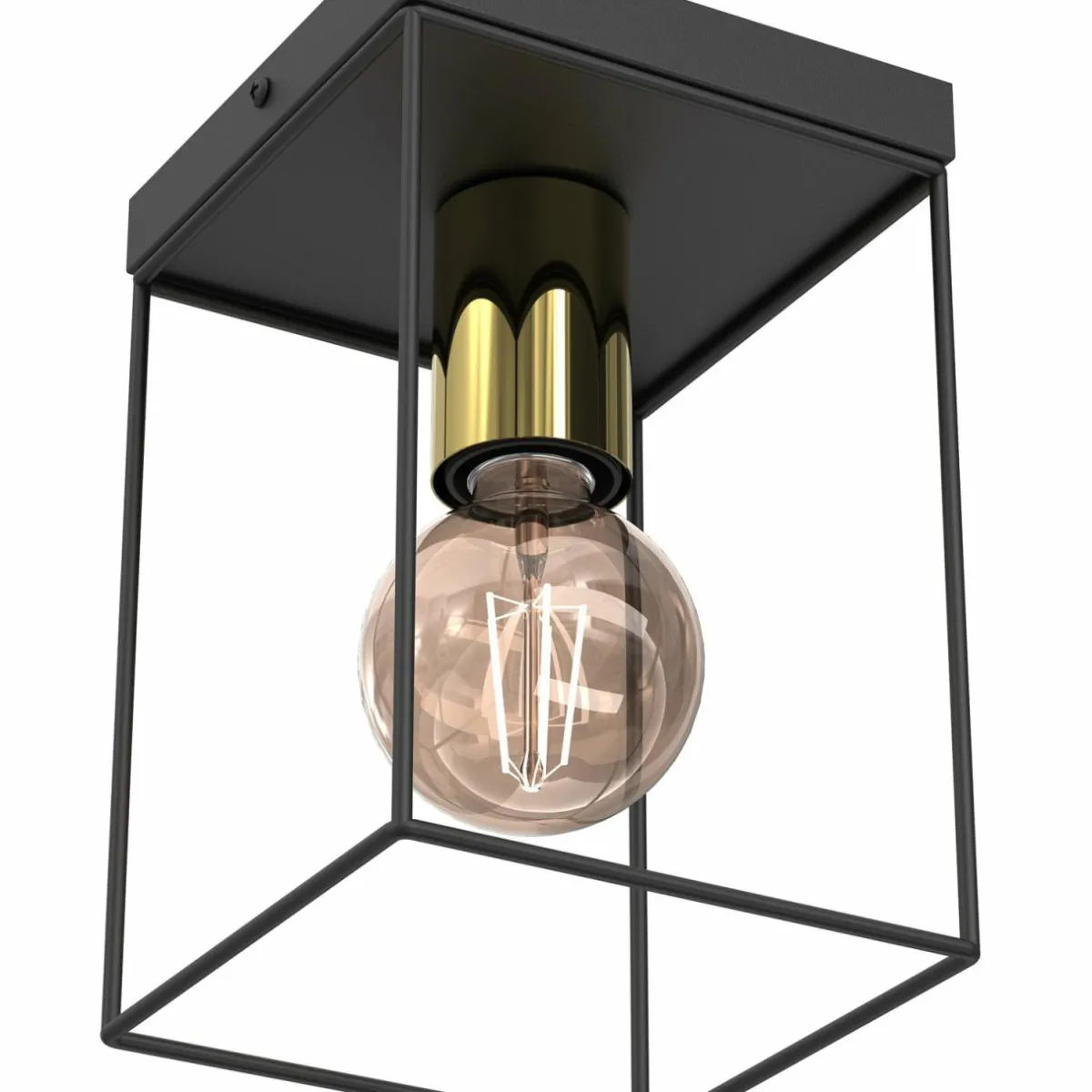 plafonnier_anna_avec_cadre_mtallique___lampe_2.webp New Luminex Plafonnier Anna avec cadre métallique, à 1 lampe