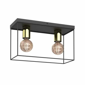 Best Luminex Plafonnier Anna avec cadre métallique, à 2 lampes