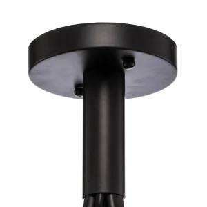 New Avonni Plafonnier AV-4286-12-BSY avec sphères verre fumé