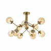 Hot Avonni Plafonnier AV-4286-12E, à 12 lampes, doré