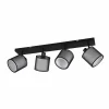 Online Trio Lighting Plafonnier avec spots Burton, allongé, à quatre lampes