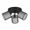 Outlet Trio Lighting Plafonnier avec spots Burton, rond, à trois lampes
