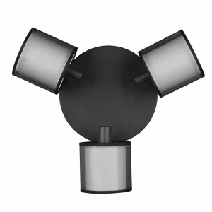 Outlet Trio Lighting Plafonnier avec spots Burton, rond, à trois lampes