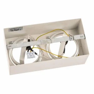 Best Sale Argon Plafonnier avec spots Ronda, deux lampes, blanc
