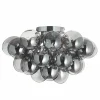 New Maytoni Plafonnier Balbo, abat-jour gris fumée, 13 lampes
