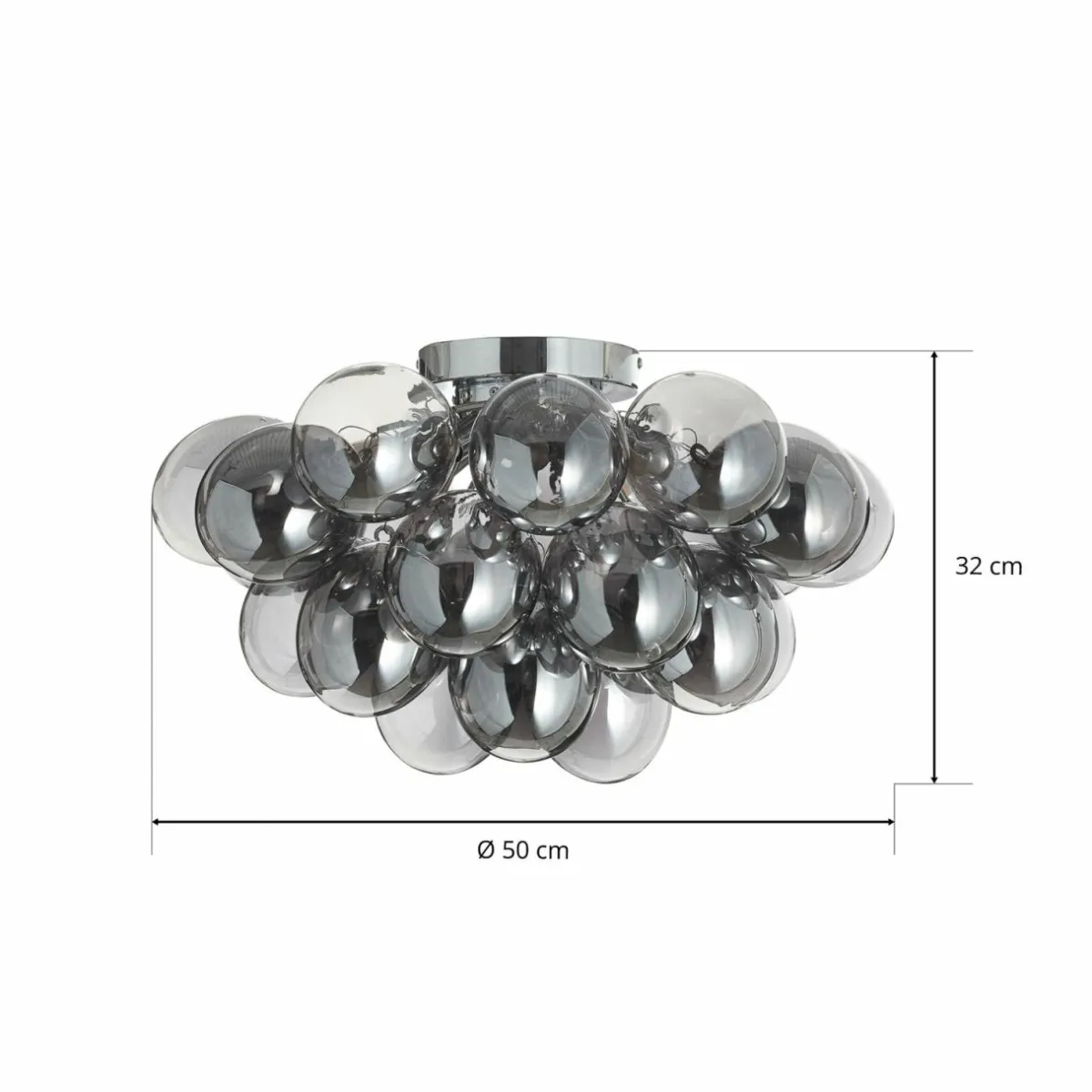 plafonnier_balbo_abatjour_gris_fume__lampes_5.webp New Maytoni Plafonnier Balbo, abat-jour gris fumée, 13 lampes