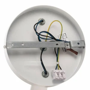 Outlet HELAM Plafonnier Centro, blanc, à 3 lampes, métal, Ø 19,5 cm