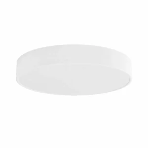 Discount TEMAR LIGHTING Plafonnier Cleo, Ø 50 cm, IP54, blanc, métal, E27