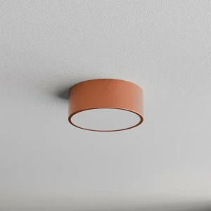 Online TEMAR LIGHTING Plafonnier Cleo, Ø 20 cm, IP54, couleur cuivre, métal, E27