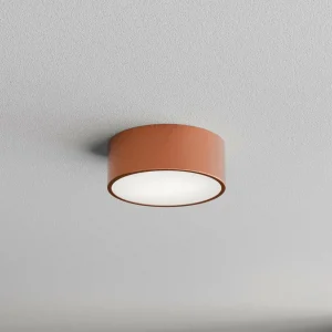 Online TEMAR LIGHTING Plafonnier Cleo, Ø 20 cm, IP54, couleur cuivre, métal, E27