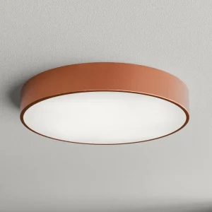 Clearance TEMAR LIGHTING Plafonnier Cleo, Ø 50 cm, IP54, couleur cuivre, métal, E27