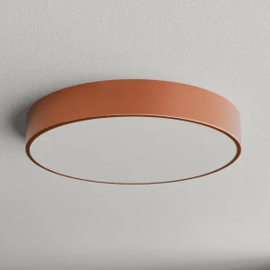 Clearance TEMAR LIGHTING Plafonnier Cleo, Ø 50 cm, IP54, couleur cuivre, métal, E27