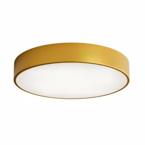 Online TEMAR LIGHTING Plafonnier Cleo, Ø 50 cm, IP54, doré, métal, E27
