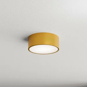 Best TEMAR LIGHTING Plafonnier Cleo, Ø 20 cm, IP54, doré, métal, E27
