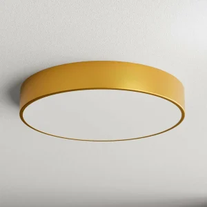 Online TEMAR LIGHTING Plafonnier Cleo, Ø 50 cm, IP54, doré, métal, E27