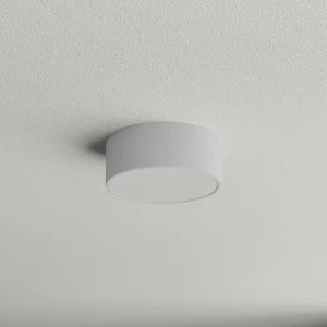 Cheap TEMAR LIGHTING Plafonnier Cleo, Ø 20 cm, IP54, gris, métal, E27