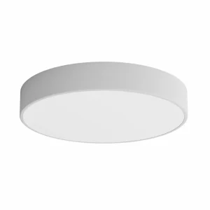 Cheap TEMAR LIGHTING Plafonnier Cleo, Ø 50 cm, IP54, gris, métal, E27