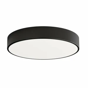 Cheap TEMAR LIGHTING Plafonnier Cleo, Ø 50 cm, IP54, noir, métal, E27