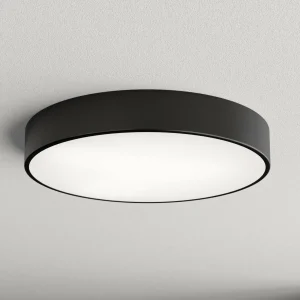 Cheap TEMAR LIGHTING Plafonnier Cleo, Ø 50 cm, IP54, noir, métal, E27