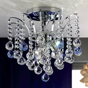 Hot ORION Plafonnier cristal scintillant LENNARDA, 42 cm