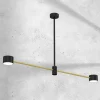 Cheap Eko-Light Plafonnier Cross Gold, à 2 lampes