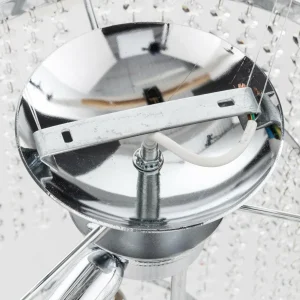 Best ONLI Plafonnier Elica avec spirale de cristaux, Ø 35 cm