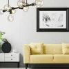 Store Lamkur Plafonnier Eliza, à huit lampes, noir