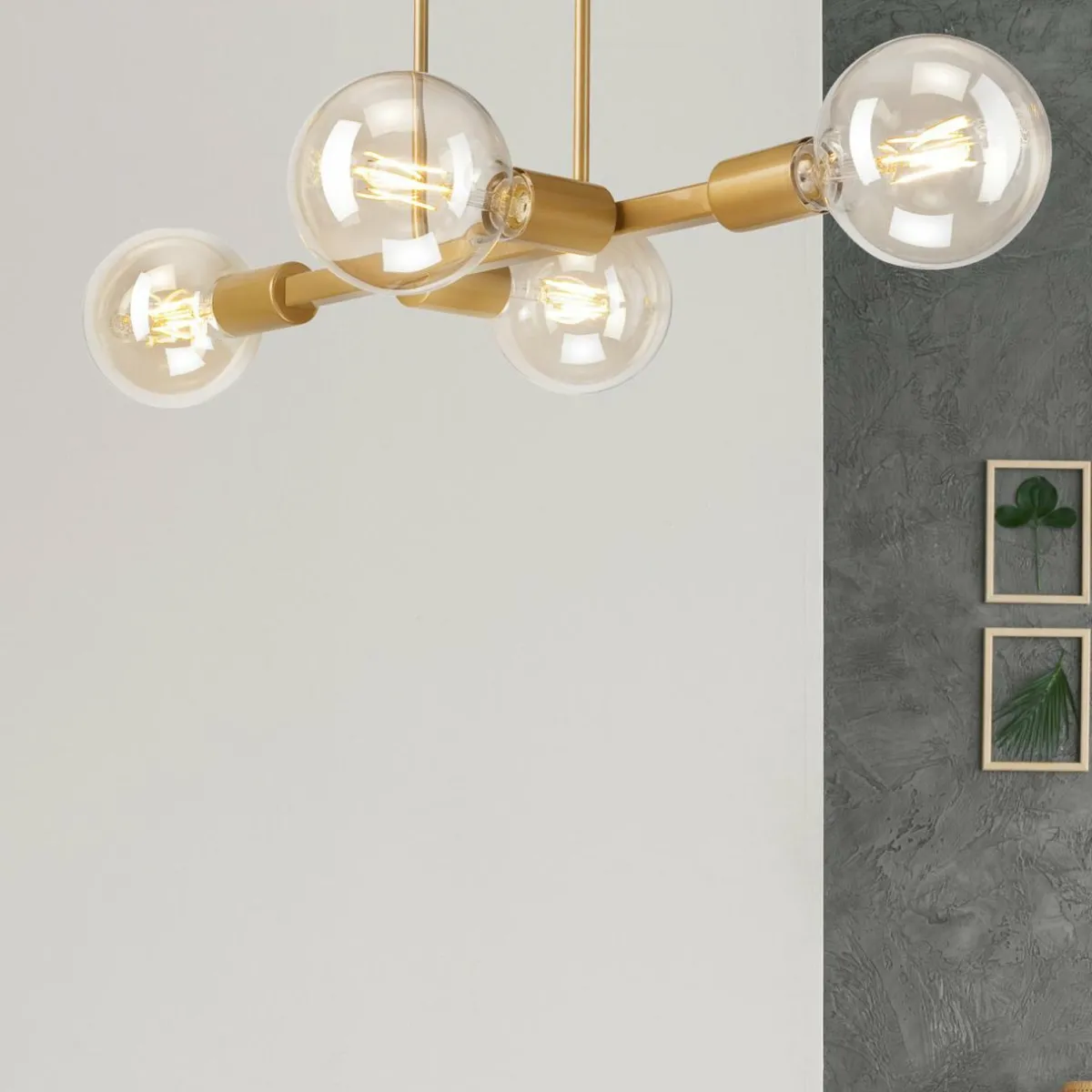 plafonnier_eliza__quatre_lampes_dor_1.webp Discount Lamkur Plafonnier Eliza, à quatre lampes, doré