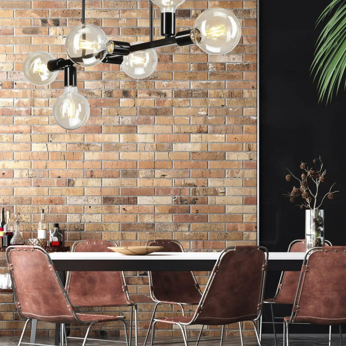 plafonnier_eliza__six_lampes_noir_0.webp Flash Sale Lamkur Plafonnier Eliza, à six lampes, noir