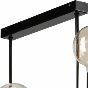 Flash Sale Lamkur Plafonnier Eliza, à six lampes, noir