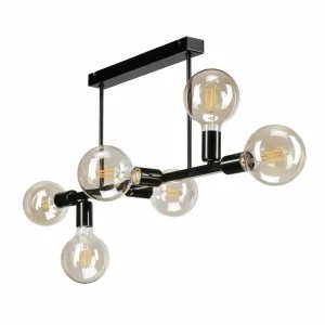 Flash Sale Lamkur Plafonnier Eliza, à six lampes, noir