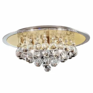 Cheap ORION Plafonnier en cristal TUILA, Ø 38