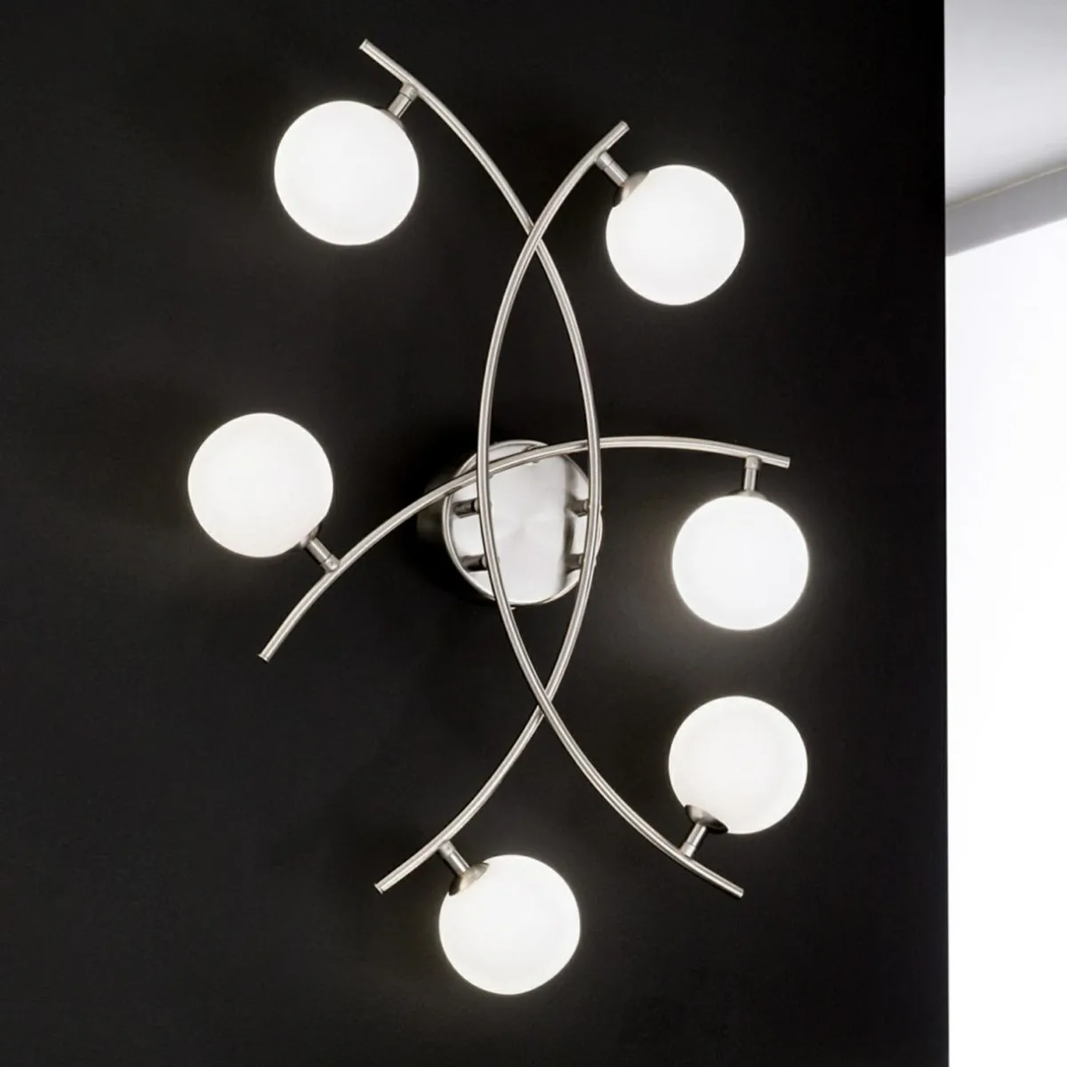 plafonnier_exceptionnel___lampes_pelota_0.webp Sale ORION Plafonnier exceptionnel à 6 lampes Pelota