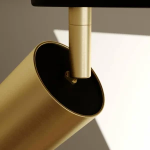 Outlet Nowodvorski Lighting Plafonnier Eye Spot à 4 lampes, noir/laiton