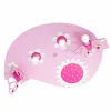 New Elobra Plafonnier Feuille pliée en rose, 4 lampes